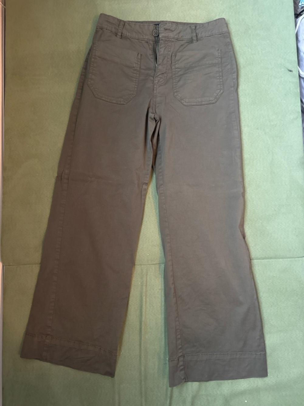 Stylish Sanctuary olive green Wide-Leg Casual Jeans size 27